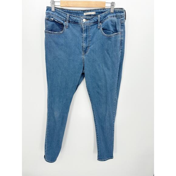Levi's Womens 721 High Rise Skinny Jeans Size Size 33 Cotton Stretch Comfort - Picture 1 of 14